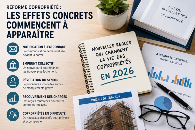 Les nouvelles règles qui changent la vie des copropriétés en 2026