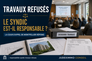 Responsabilité du syndic après le refus de travaux par l'assemblée générale de copropriété