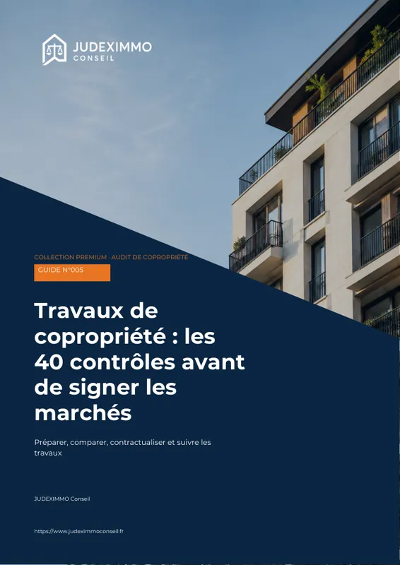 Travaux de copropriété : les 40 contrôles avant de signer les marchés